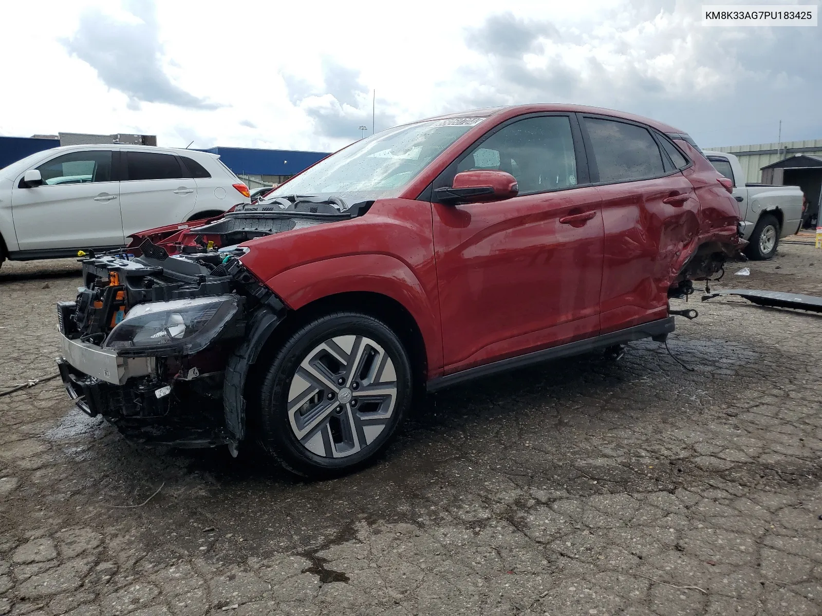 2023 Hyundai Kona Sel VIN: KM8K33AG7PU183425 Lot: 65060704