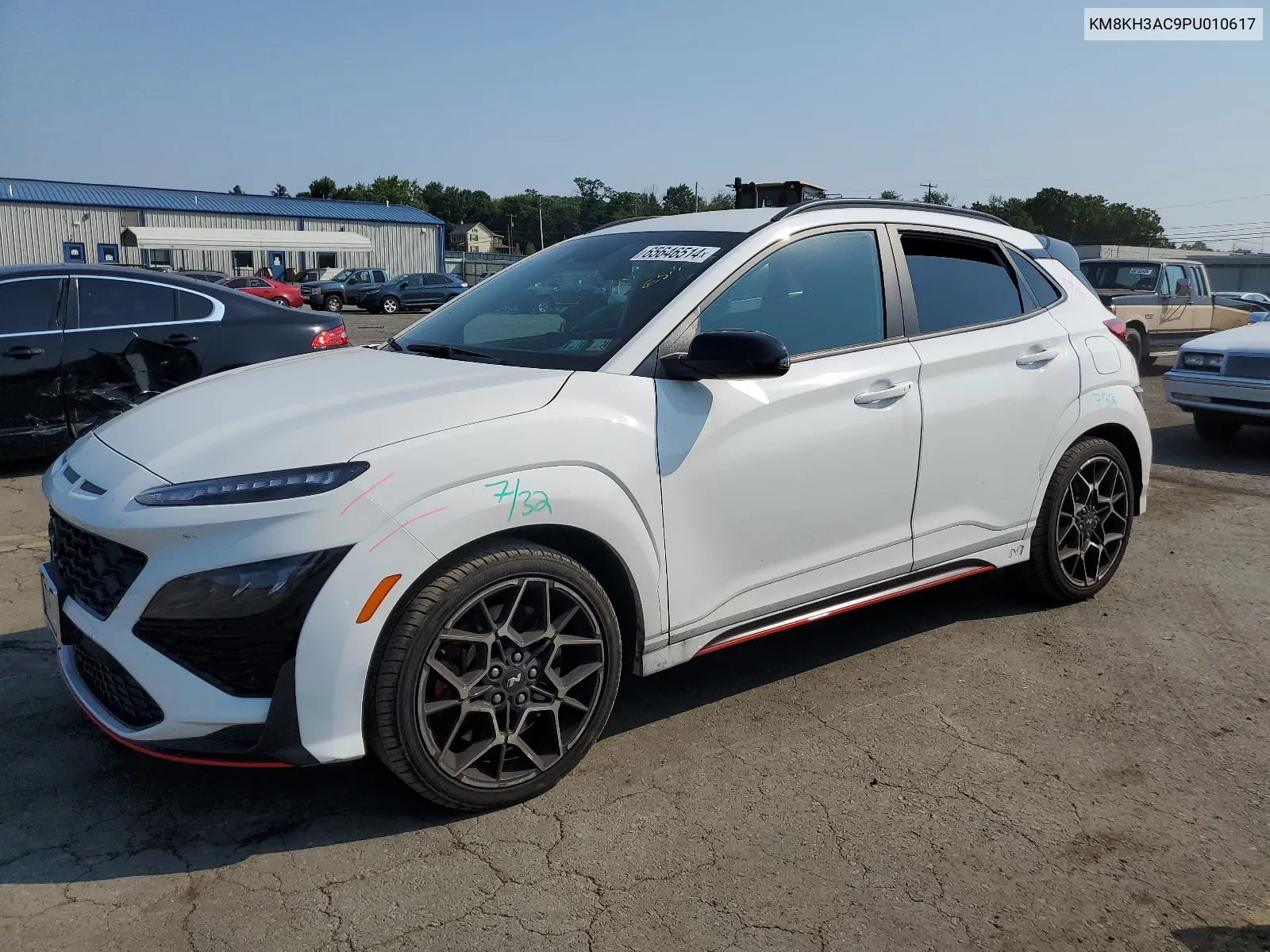 2023 Hyundai Kona N Base VIN: KM8KH3AC9PU010617 Lot: 65646514