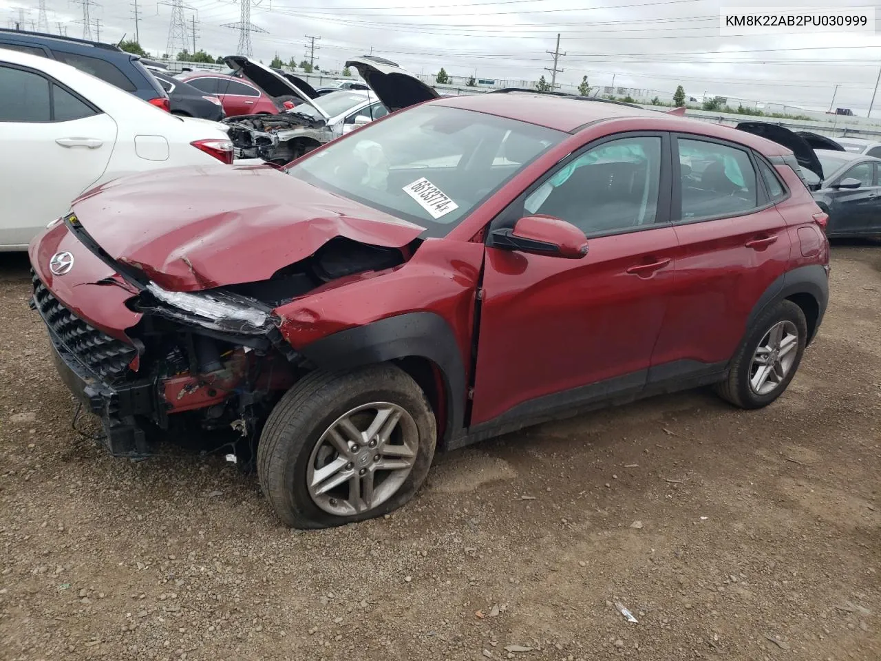 KM8K22AB2PU030999 2023 Hyundai Kona Se