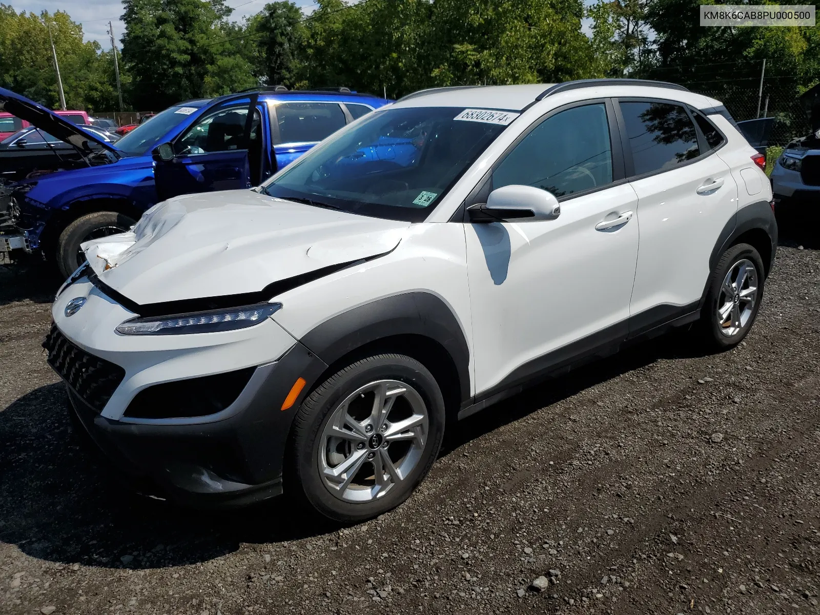 KM8K6CAB8PU000500 2023 Hyundai Kona Sel