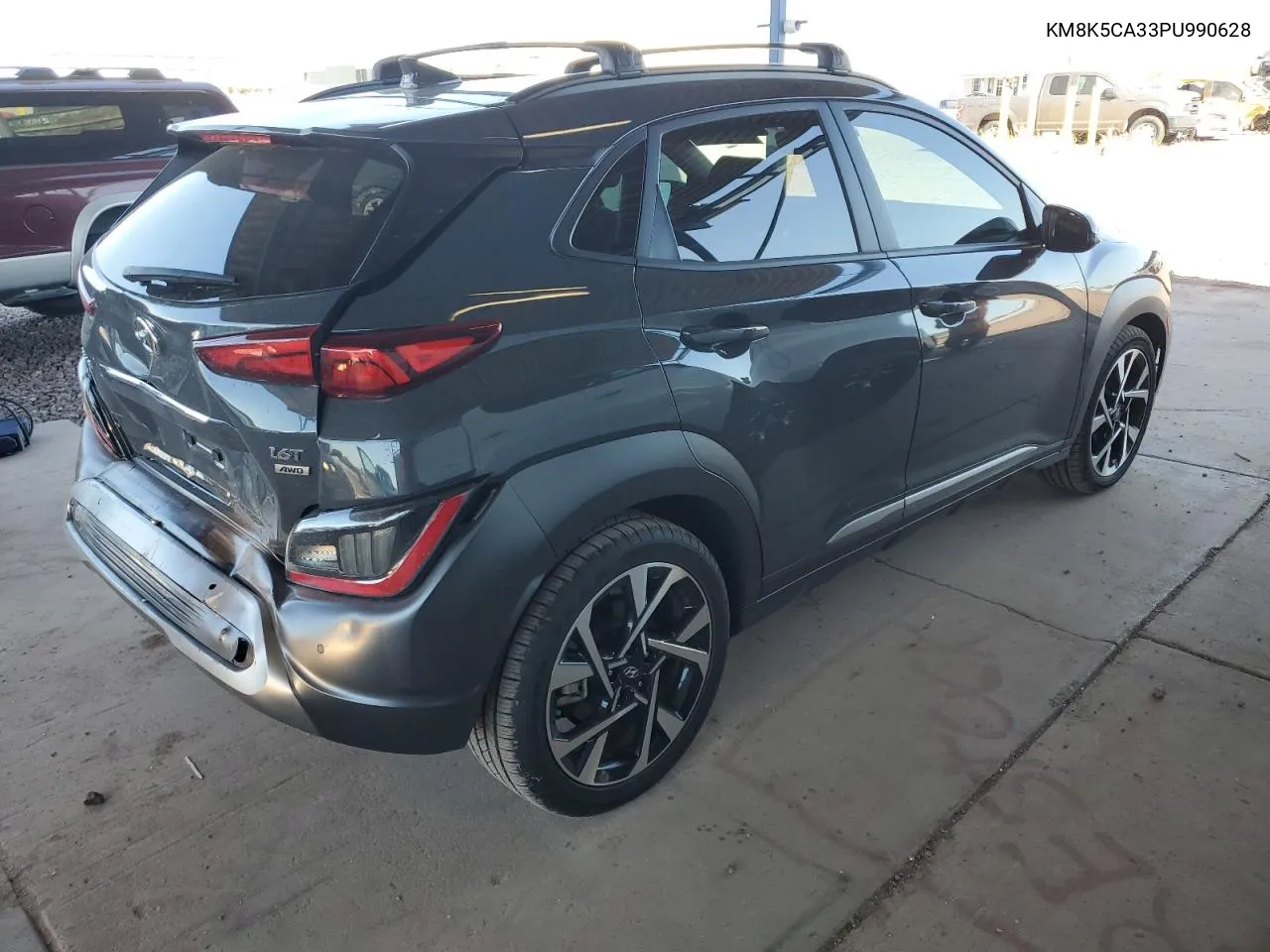 2023 Hyundai Kona Limited VIN: KM8K5CA33PU990628 Lot: 70200904