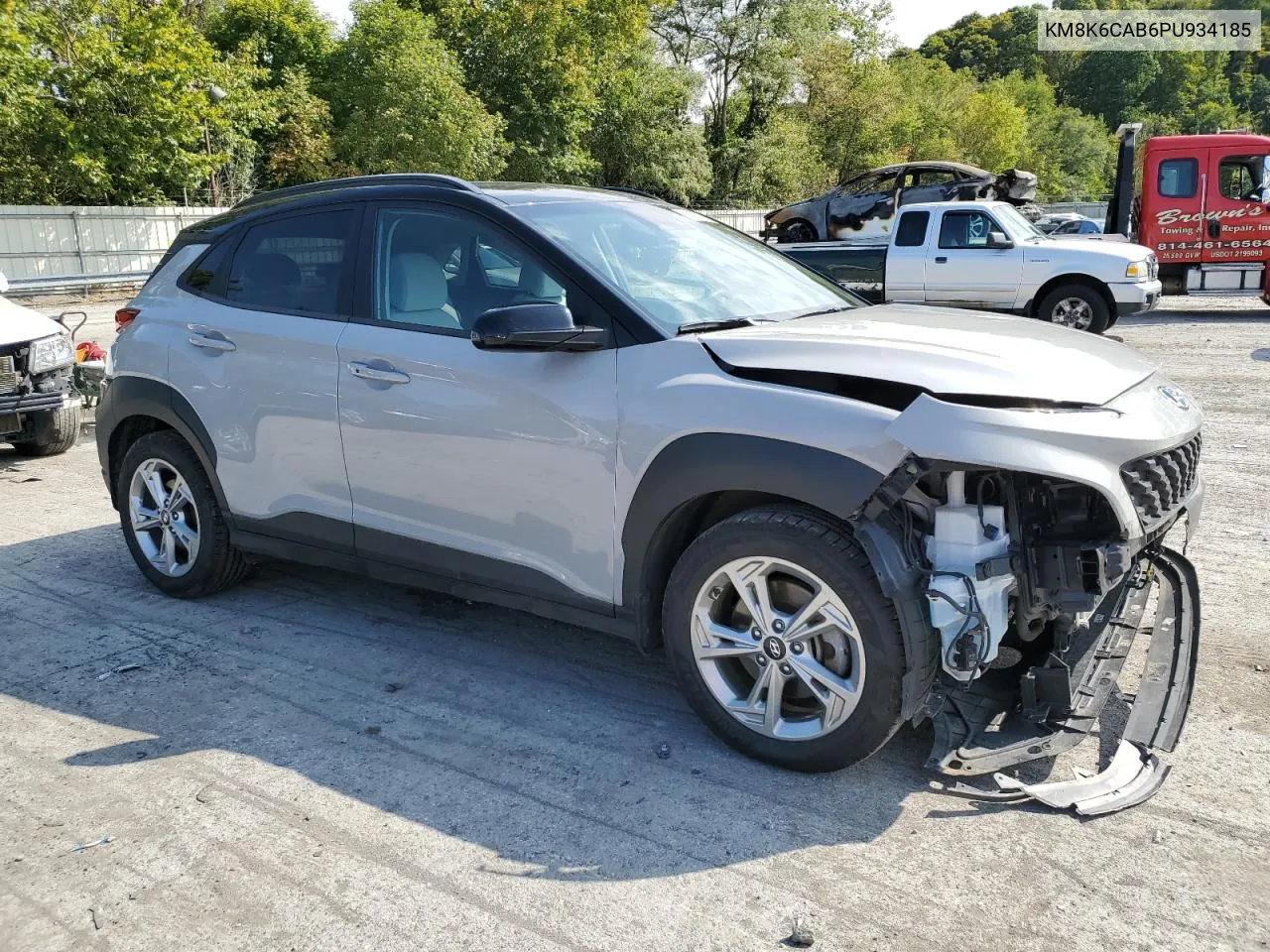 KM8K6CAB6PU934185 2023 Hyundai Kona Sel