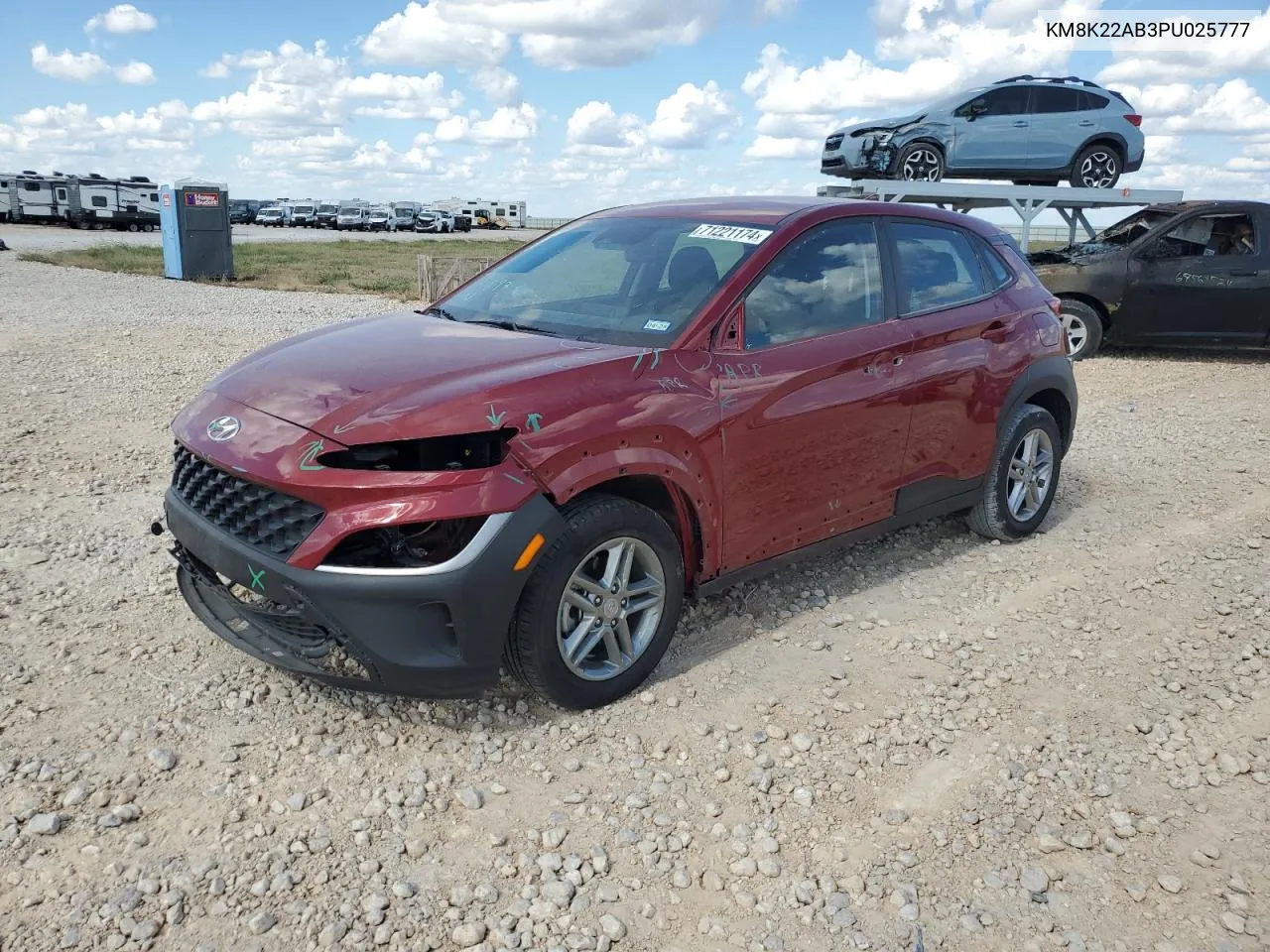 KM8K22AB3PU025777 2023 Hyundai Kona Se