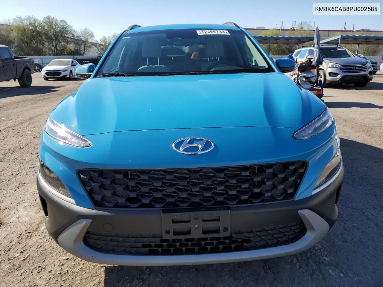 2023 Hyundai Kona Sel VIN: KM8K6CAB8PU002585 Lot: 72455734