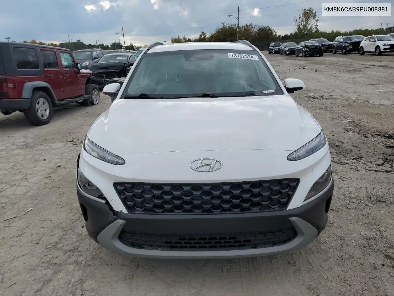 2023 Hyundai Kona Sel VIN: KM8K6CAB9PU008881 Lot: 73152324