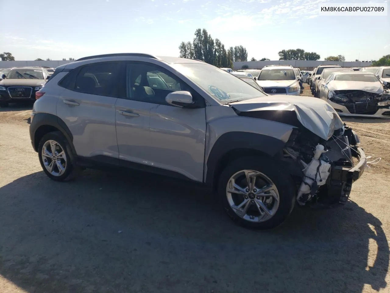 2023 Hyundai Kona Sel VIN: KM8K6CAB0PU027089 Lot: 73693534