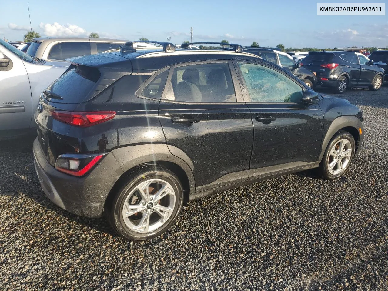 2023 Hyundai Kona Sel VIN: KM8K32AB6PU963611 Lot: 73881264