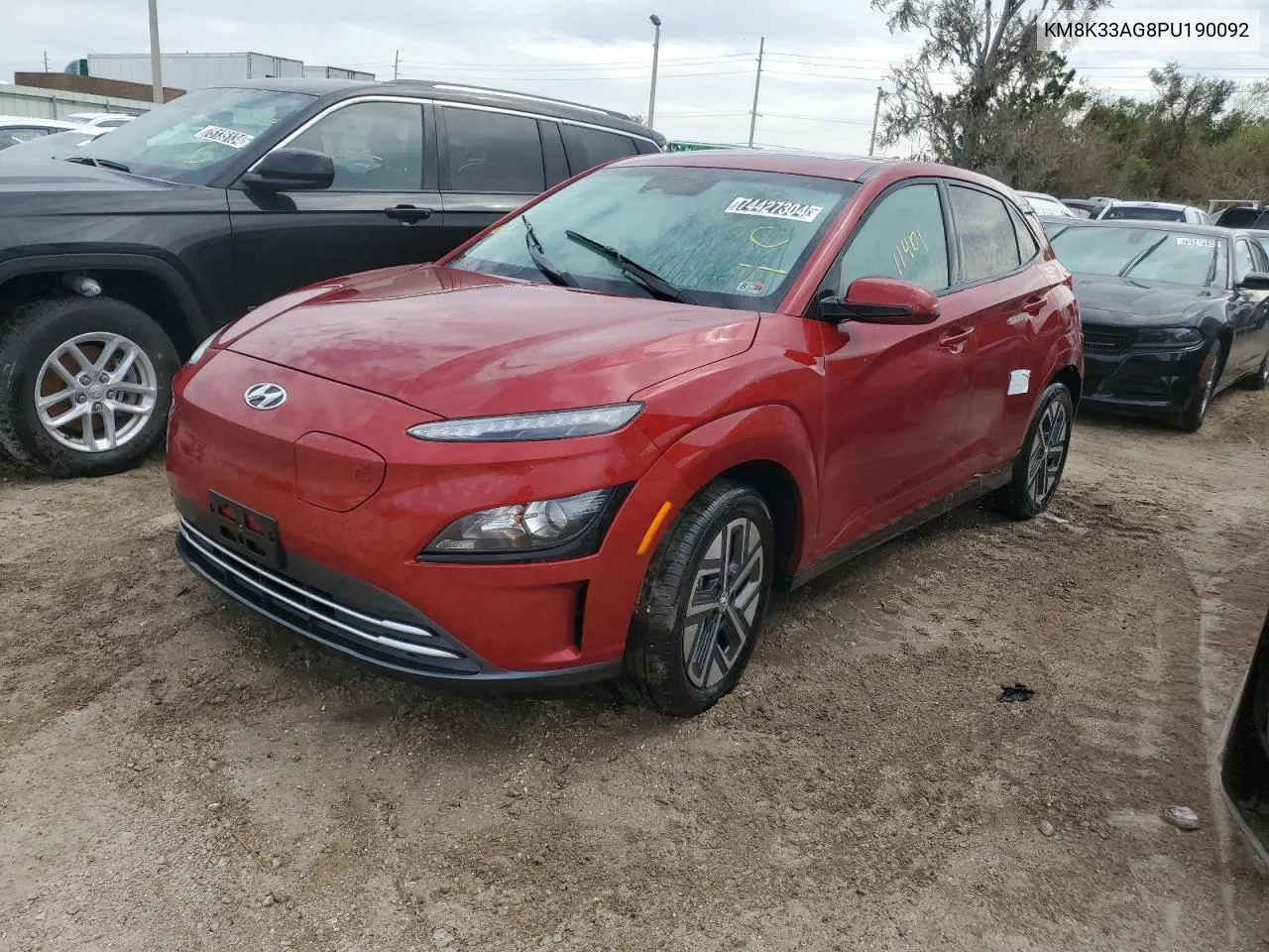 2023 Hyundai Kona Sel VIN: KM8K33AG8PU190092 Lot: 74427304