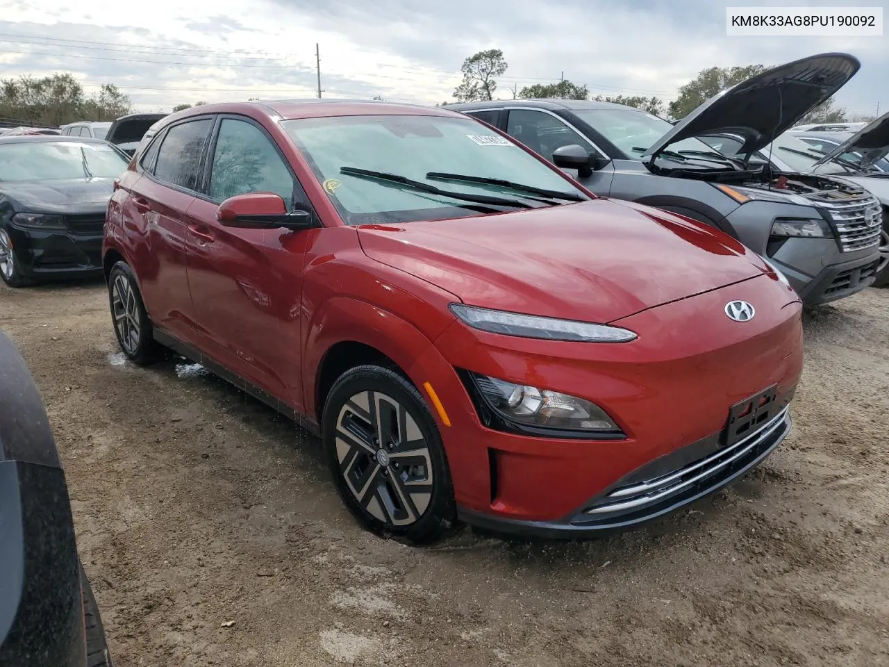 2023 Hyundai Kona Sel VIN: KM8K33AG8PU190092 Lot: 74427304