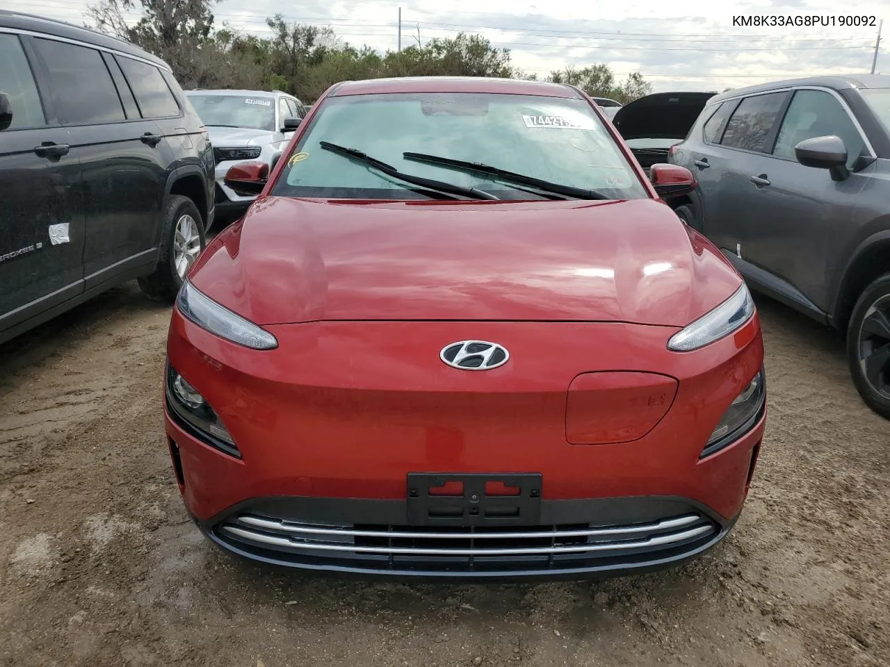 2023 Hyundai Kona Sel VIN: KM8K33AG8PU190092 Lot: 74427304