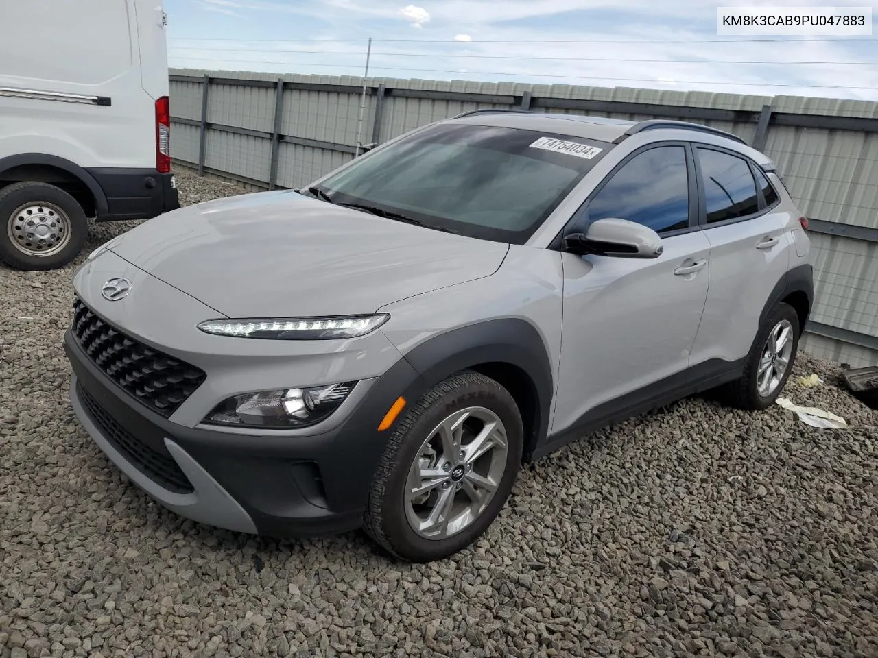 2023 Hyundai Kona Sel VIN: KM8K3CAB9PU047883 Lot: 74754034