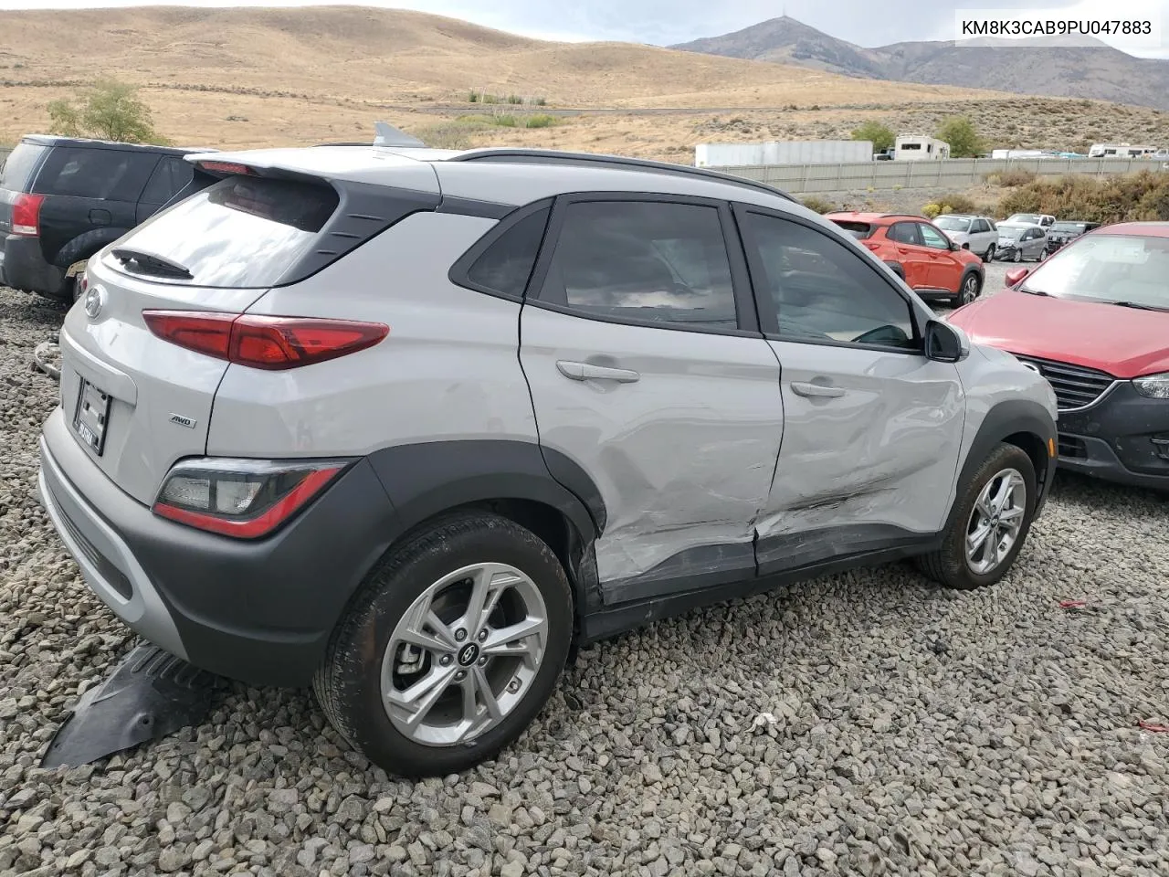 2023 Hyundai Kona Sel VIN: KM8K3CAB9PU047883 Lot: 74754034