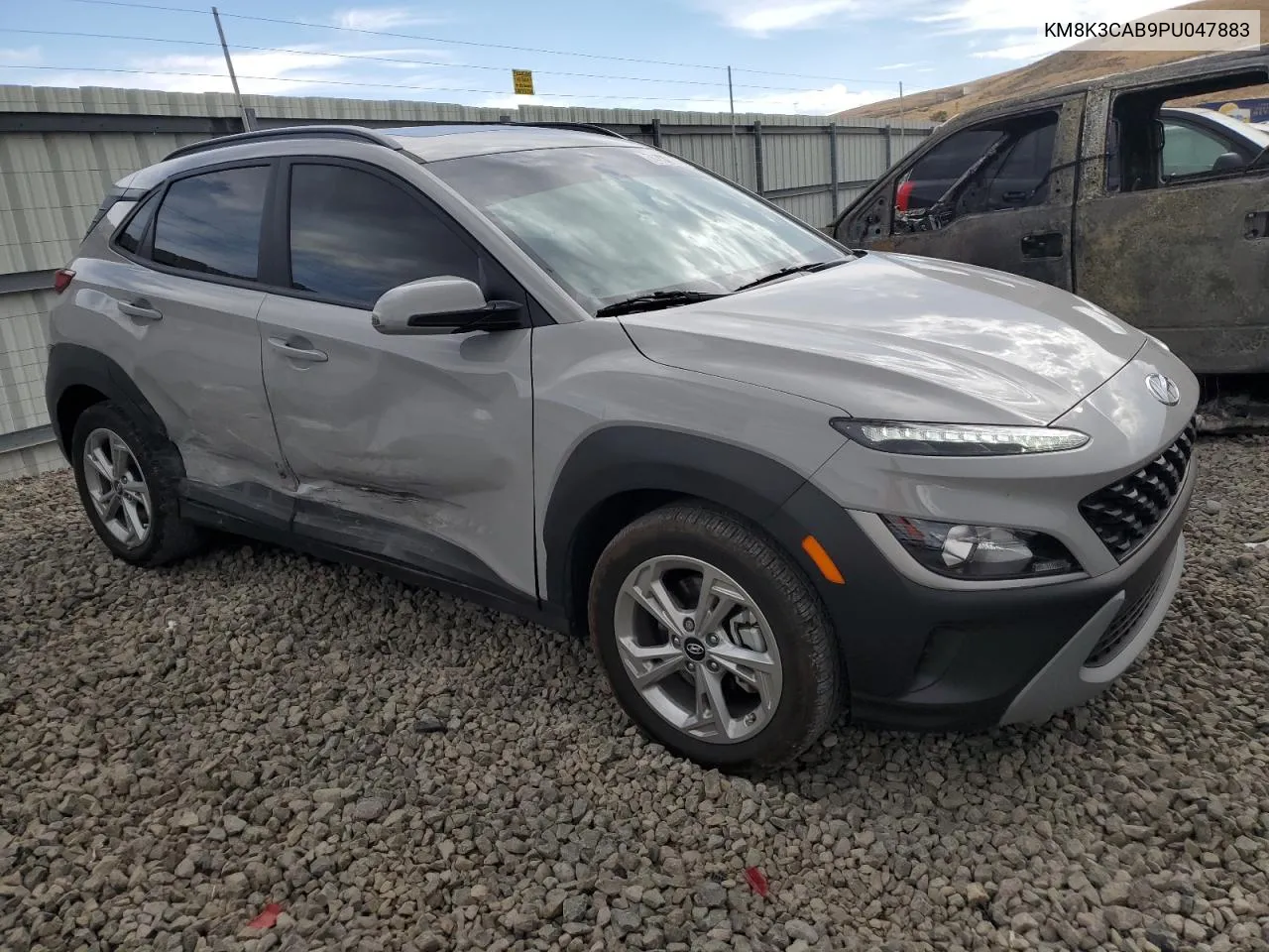 2023 Hyundai Kona Sel VIN: KM8K3CAB9PU047883 Lot: 74754034