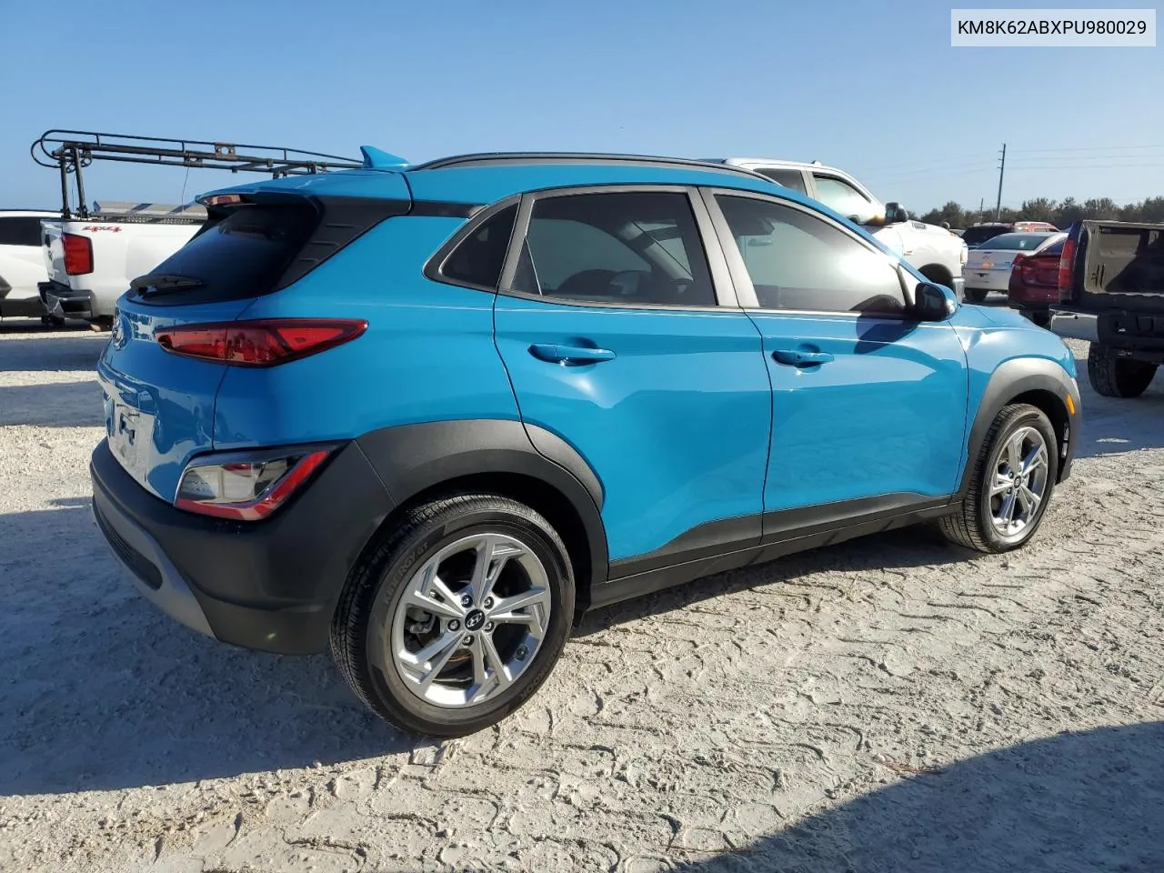 2023 Hyundai Kona Sel VIN: KM8K62ABXPU980029 Lot: 75506074