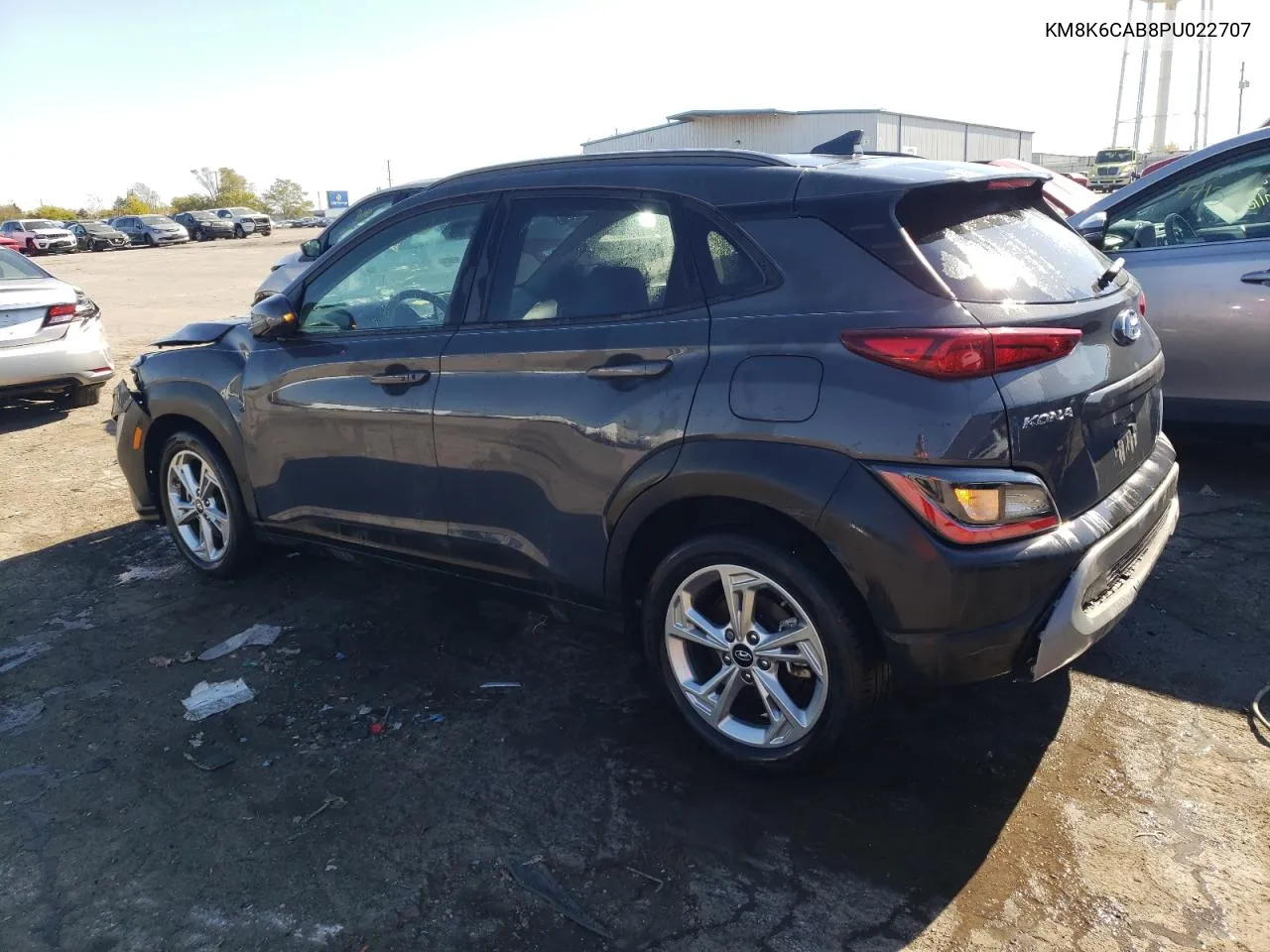 2023 Hyundai Kona Sel VIN: KM8K6CAB8PU022707 Lot: 76088444