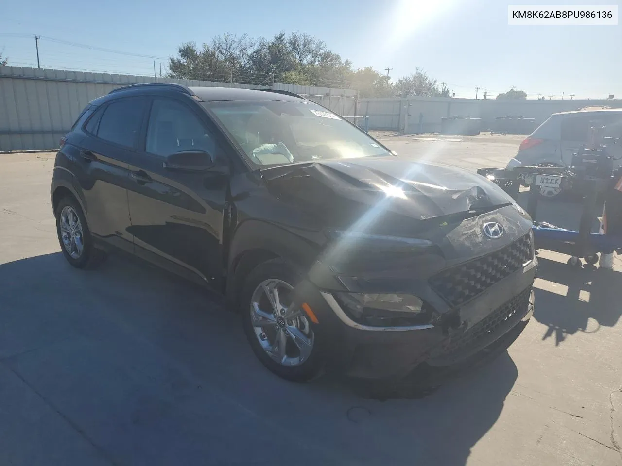 2023 Hyundai Kona Sel VIN: KM8K62AB8PU986136 Lot: 76336514