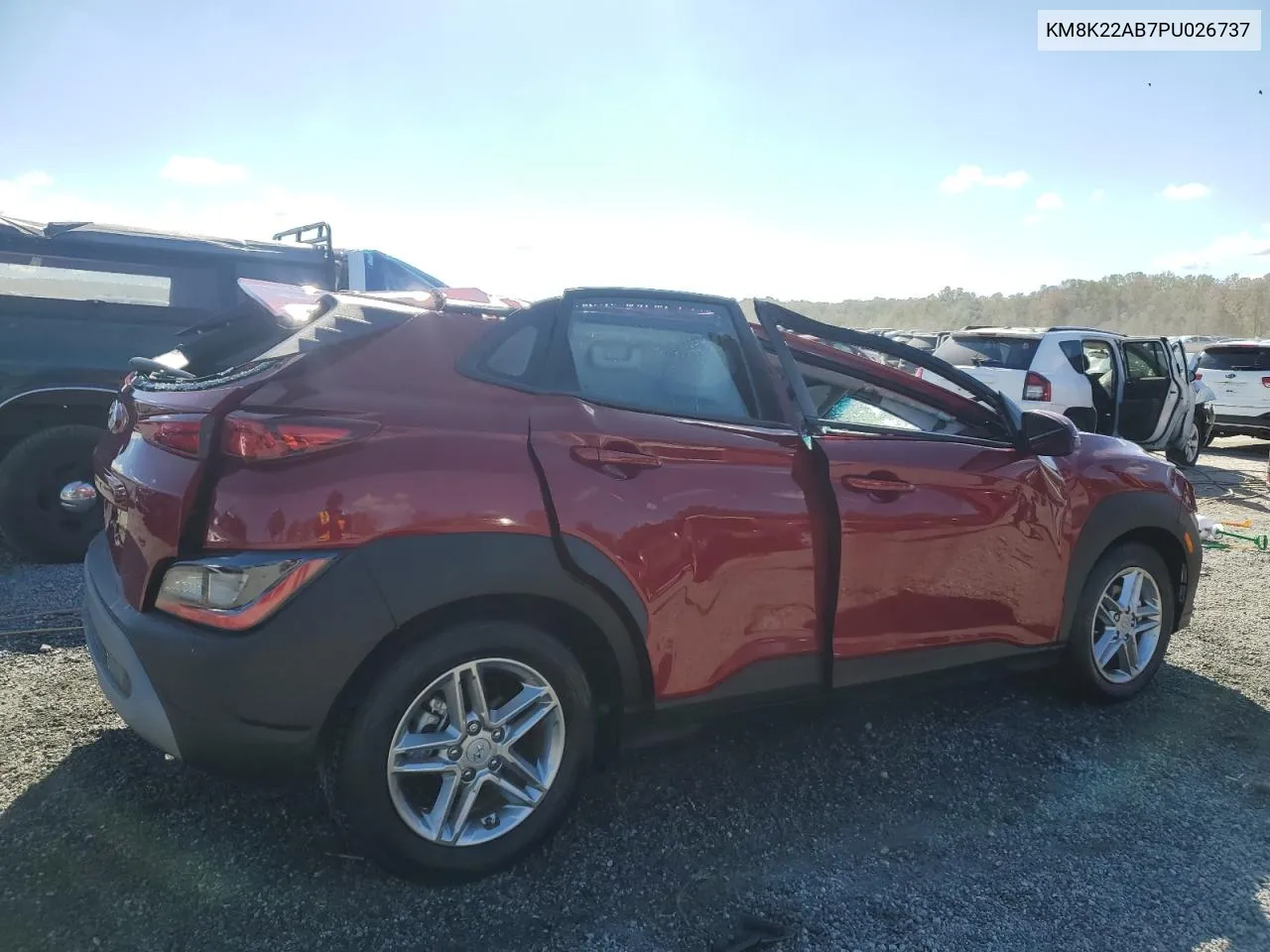 2023 Hyundai Kona Se VIN: KM8K22AB7PU026737 Lot: 76378614