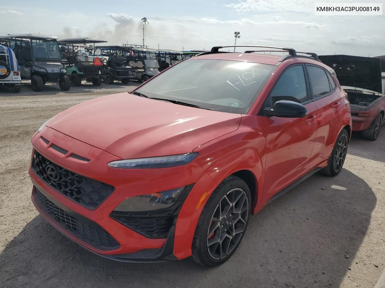 2023 Hyundai Kona N Base VIN: KM8KH3AC3PU008149 Lot: 76629844