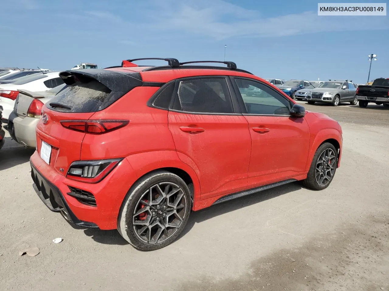 2023 Hyundai Kona N Base VIN: KM8KH3AC3PU008149 Lot: 76629844