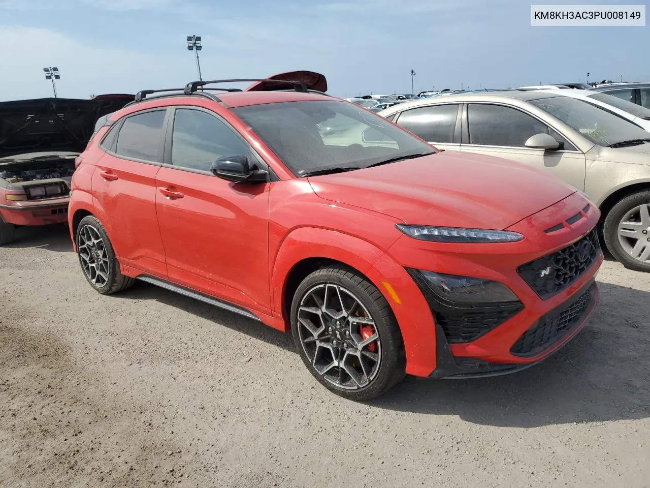 2023 Hyundai Kona N Base VIN: KM8KH3AC3PU008149 Lot: 76629844