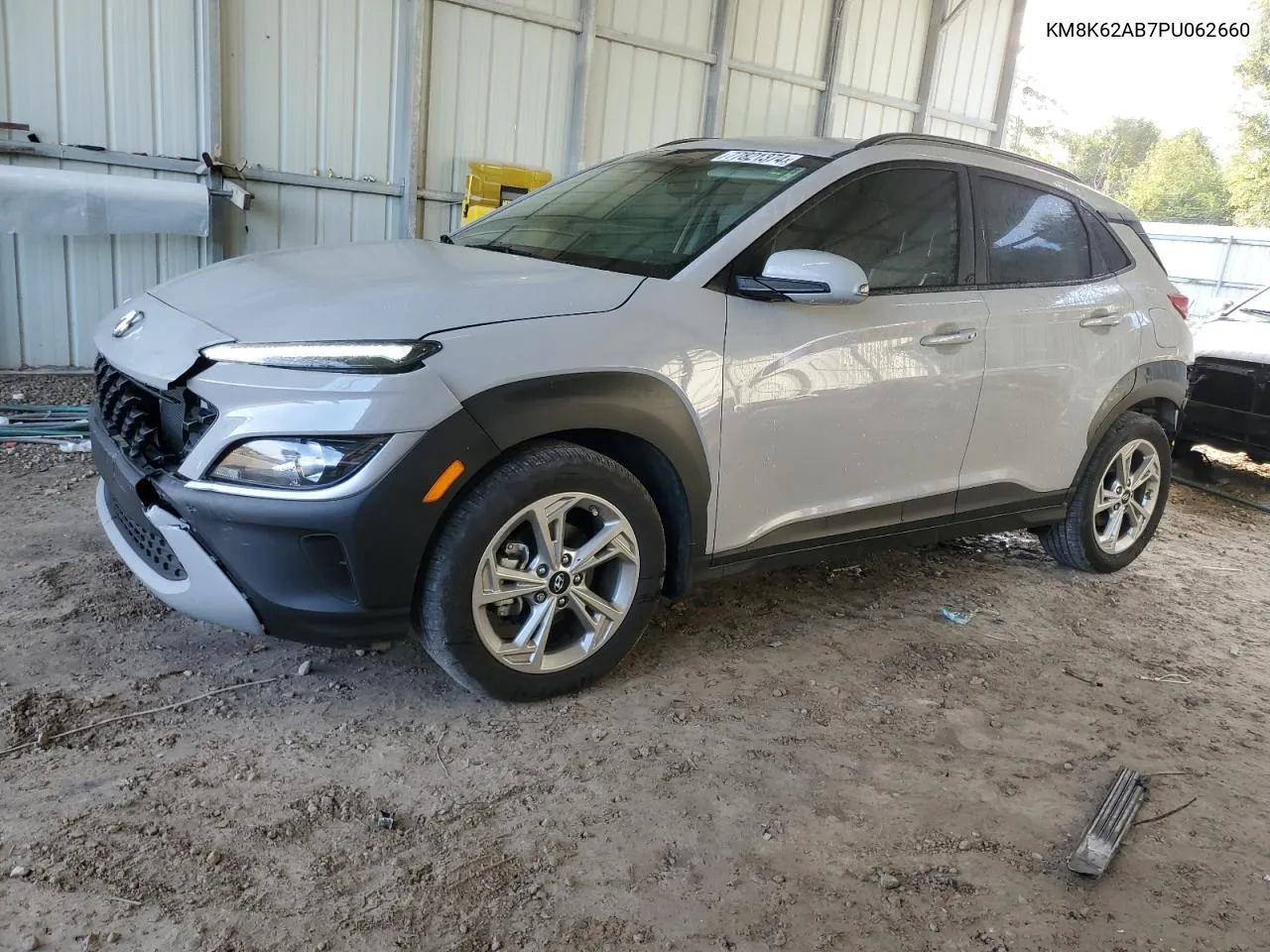 2023 Hyundai Kona Sel VIN: KM8K62AB7PU062660 Lot: 77821374