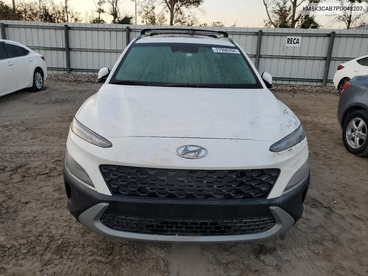 2023 Hyundai Kona Sel VIN: KM8K3CAB7PU048207 Lot: 77998704