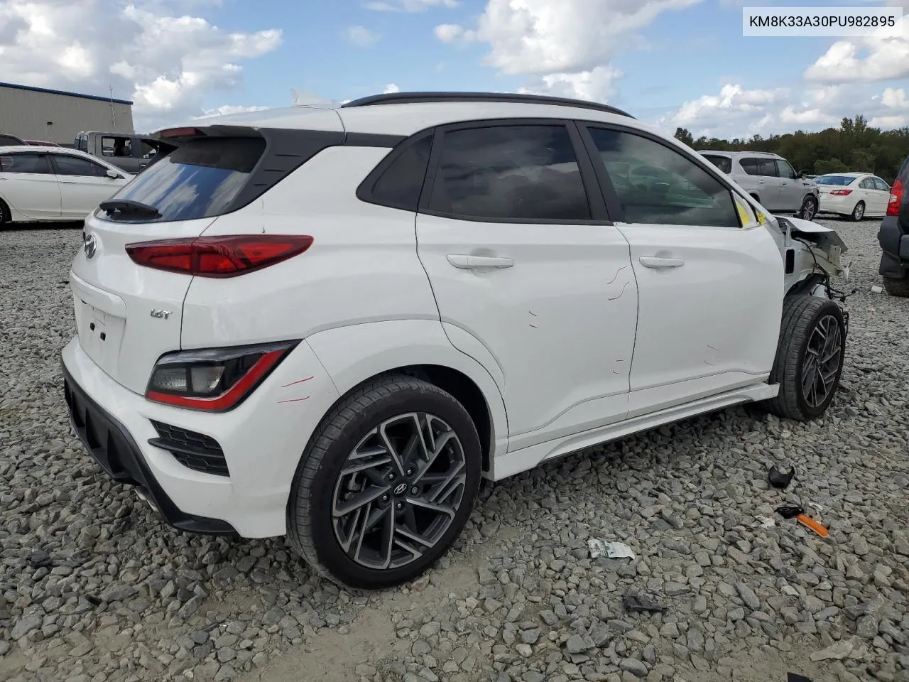 2023 Hyundai Kona N Line VIN: KM8K33A30PU982895 Lot: 78129374