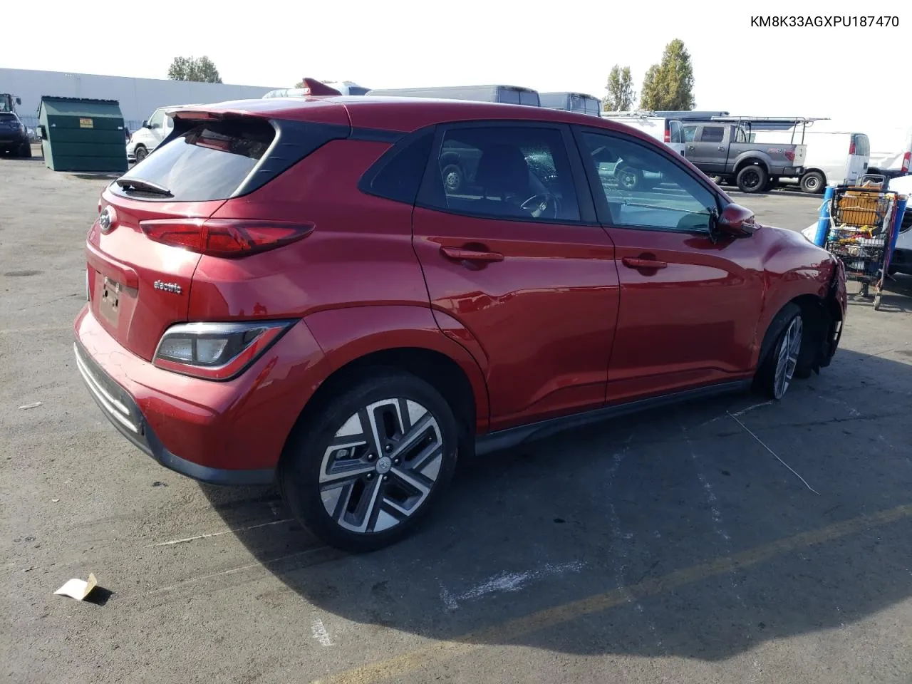 2023 Hyundai Kona Sel VIN: KM8K33AGXPU187470 Lot: 79135824