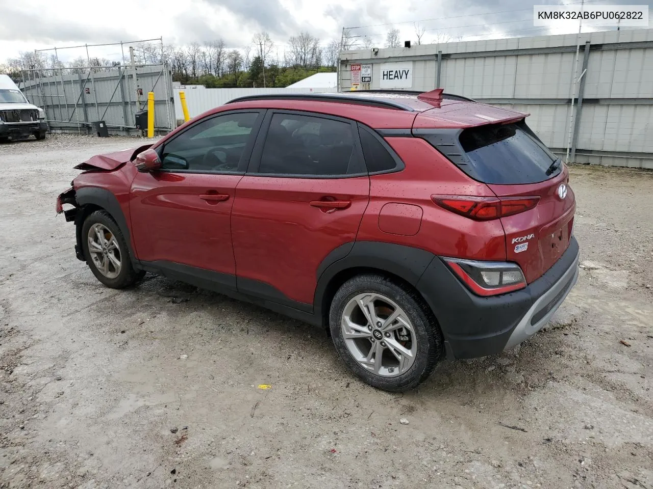 2023 Hyundai Kona Sel VIN: KM8K32AB6PU062822 Lot: 80383604