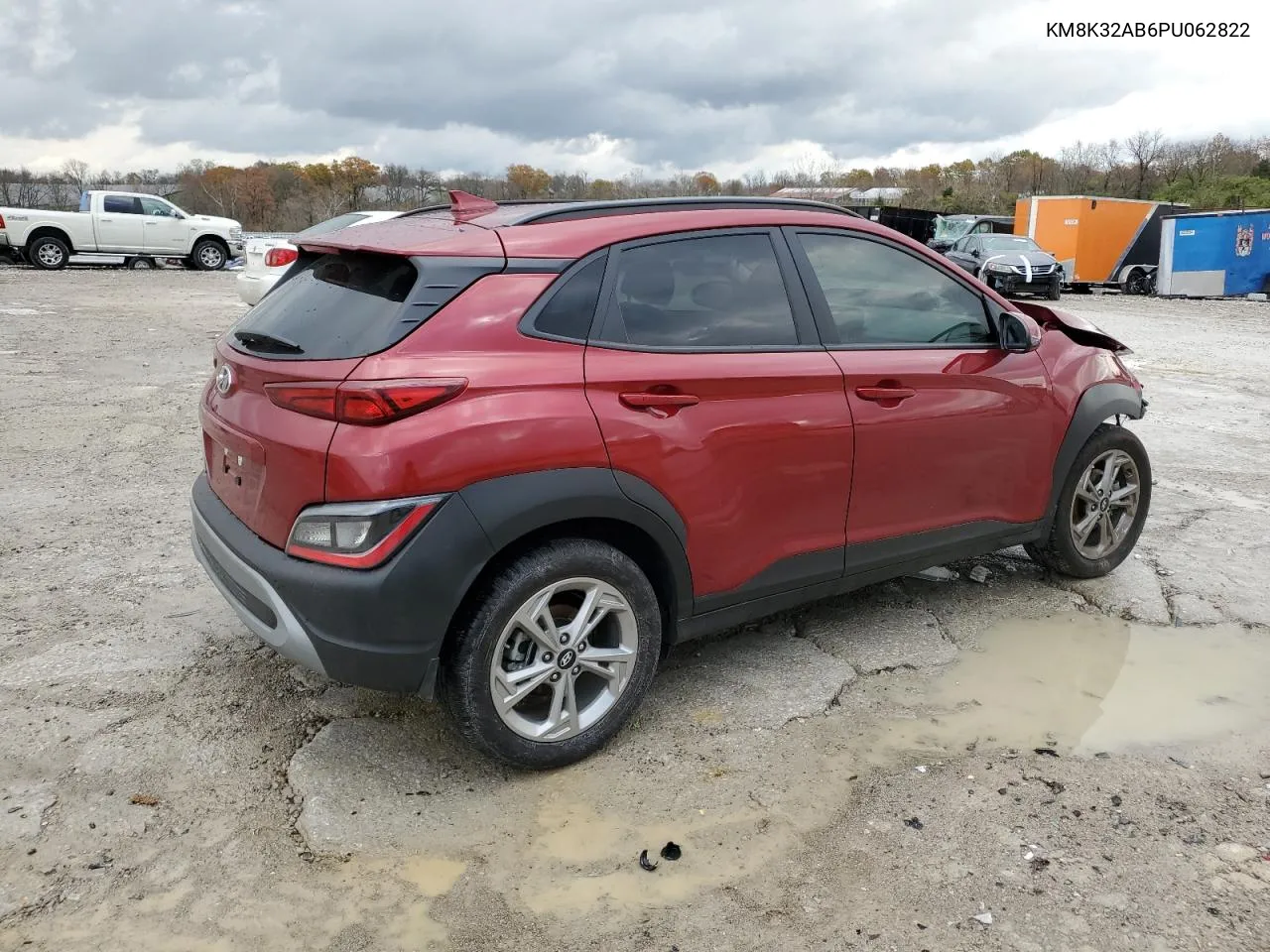 2023 Hyundai Kona Sel VIN: KM8K32AB6PU062822 Lot: 80383604