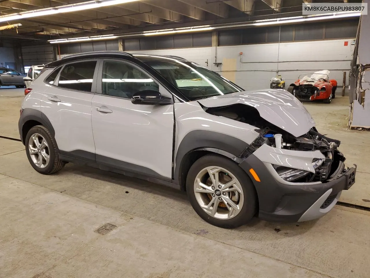 2023 Hyundai Kona Sel VIN: KM8K6CAB6PU983807 Lot: 80963764