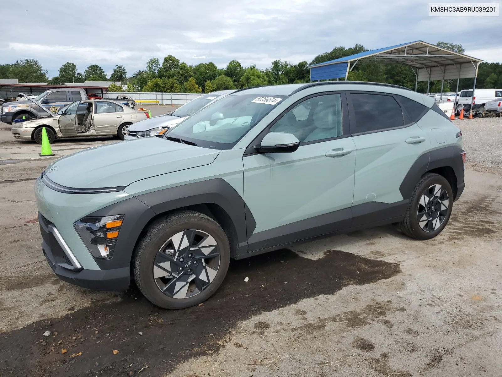 2024 Hyundai Kona Sel VIN: KM8HC3AB9RU039201 Lot: 57255074