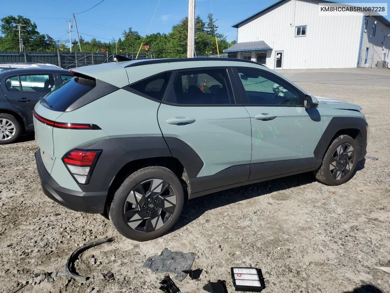 2024 Hyundai Kona Sel VIN: KM8HCCAB5RU087228 Lot: 58287314