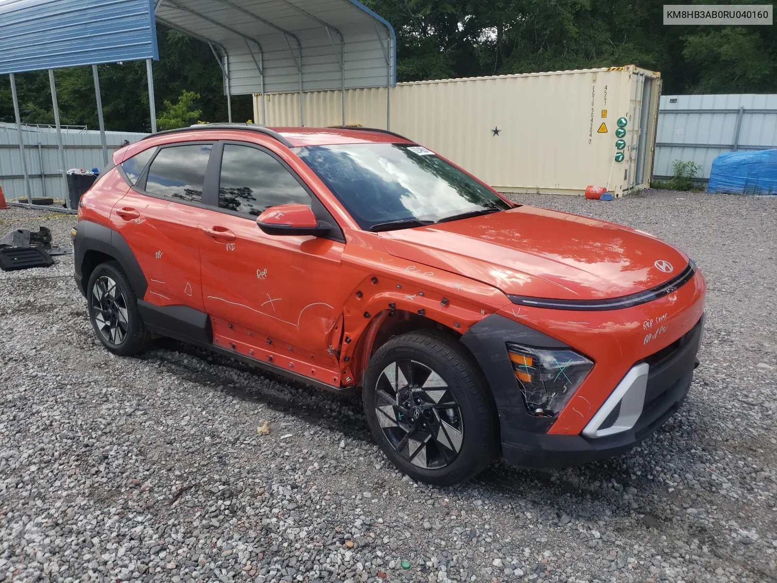 2024 Hyundai Kona Sel VIN: KM8HB3AB0RU040160 Lot: 62949924