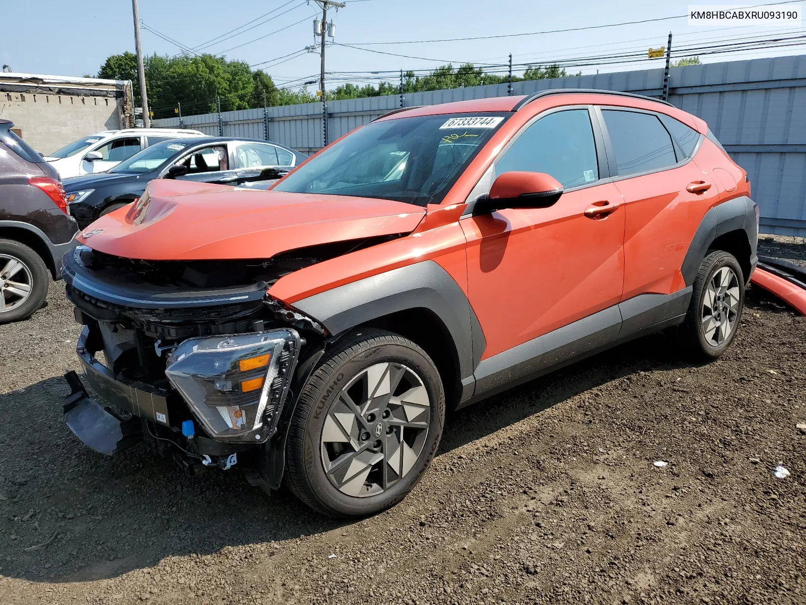 2024 Hyundai Kona Sel VIN: KM8HBCABXRU093190 Lot: 67333744