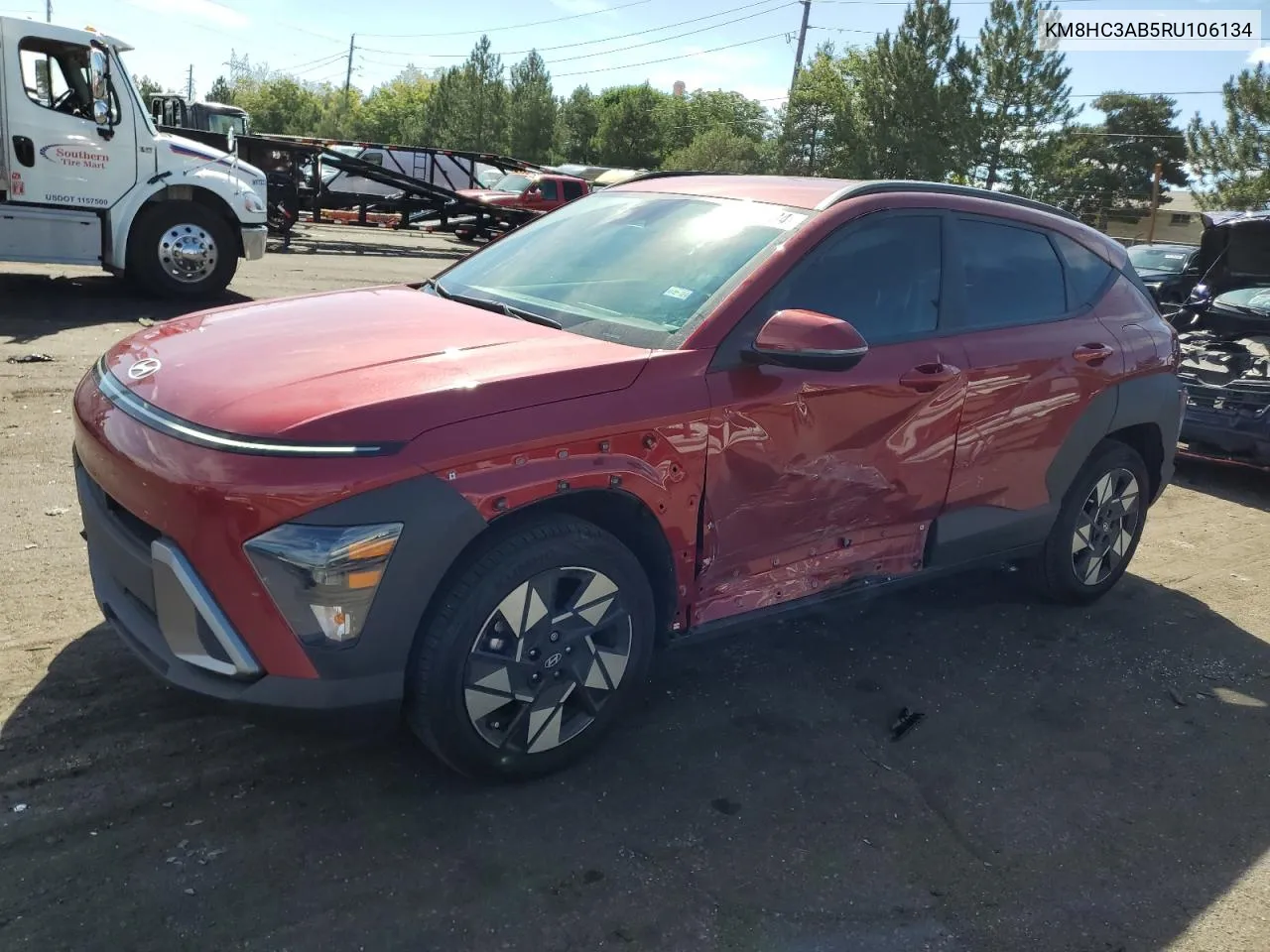 2024 Hyundai Kona Sel VIN: KM8HC3AB5RU106134 Lot: 68766334