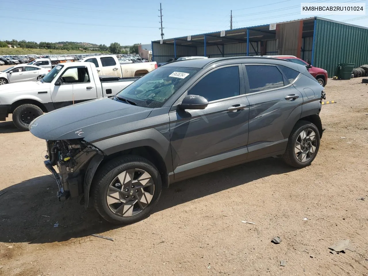 2024 Hyundai Kona Sel VIN: KM8HBCAB2RU101024 Lot: 69638284