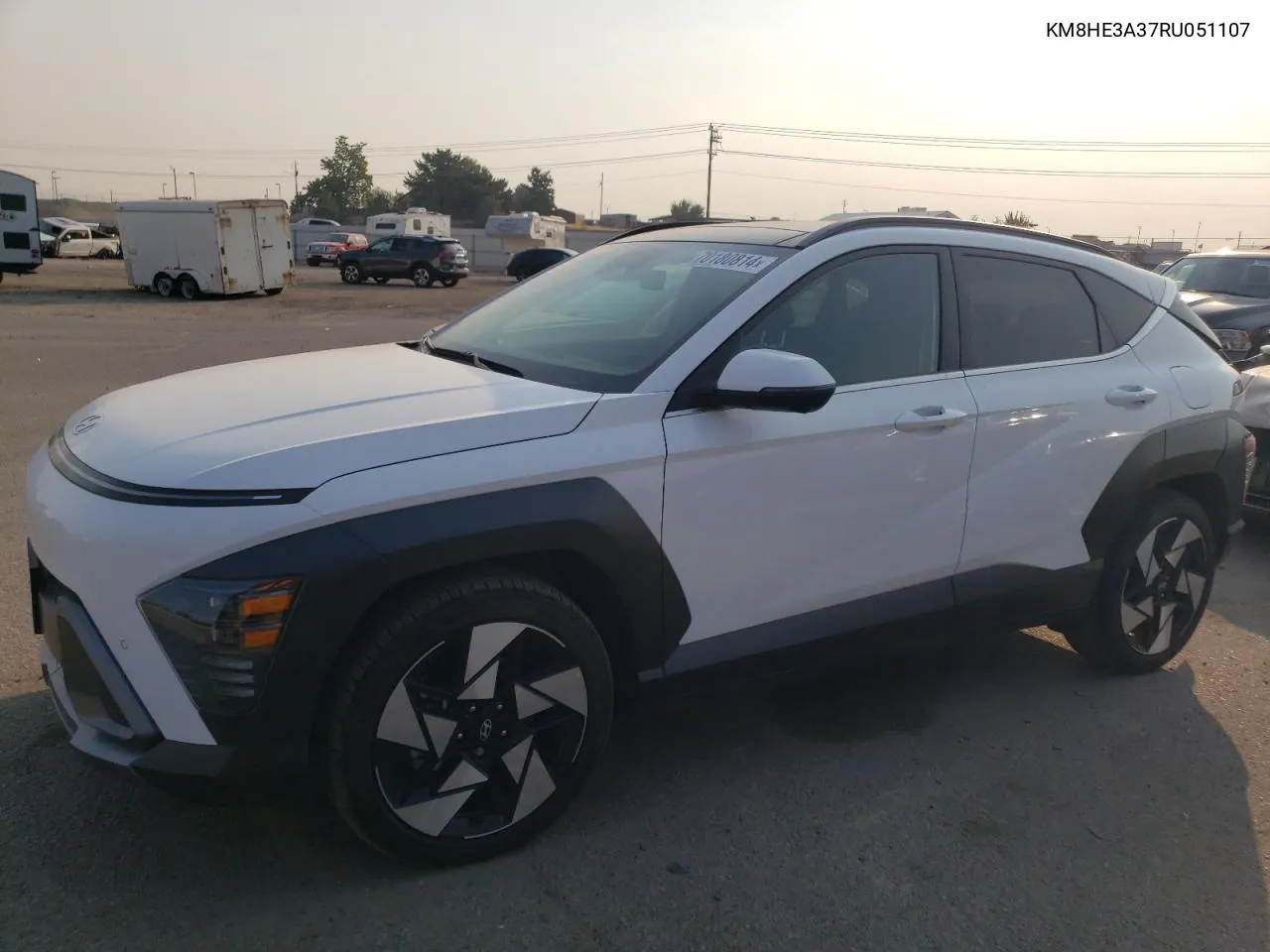 2024 Hyundai Kona Limited VIN: KM8HE3A37RU051107 Lot: 70180814