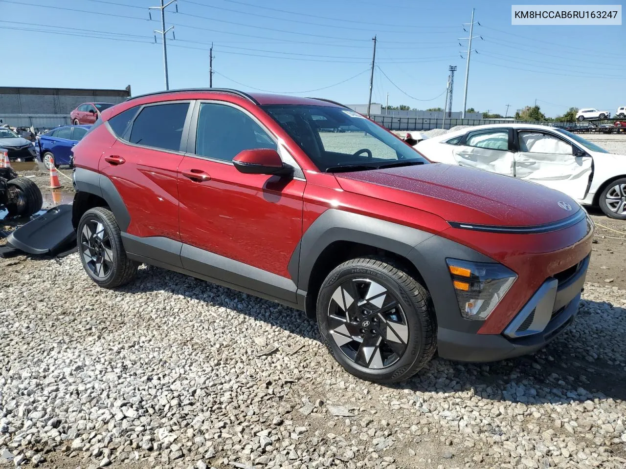 2024 Hyundai Kona Sel VIN: KM8HCCAB6RU163247 Lot: 70498834