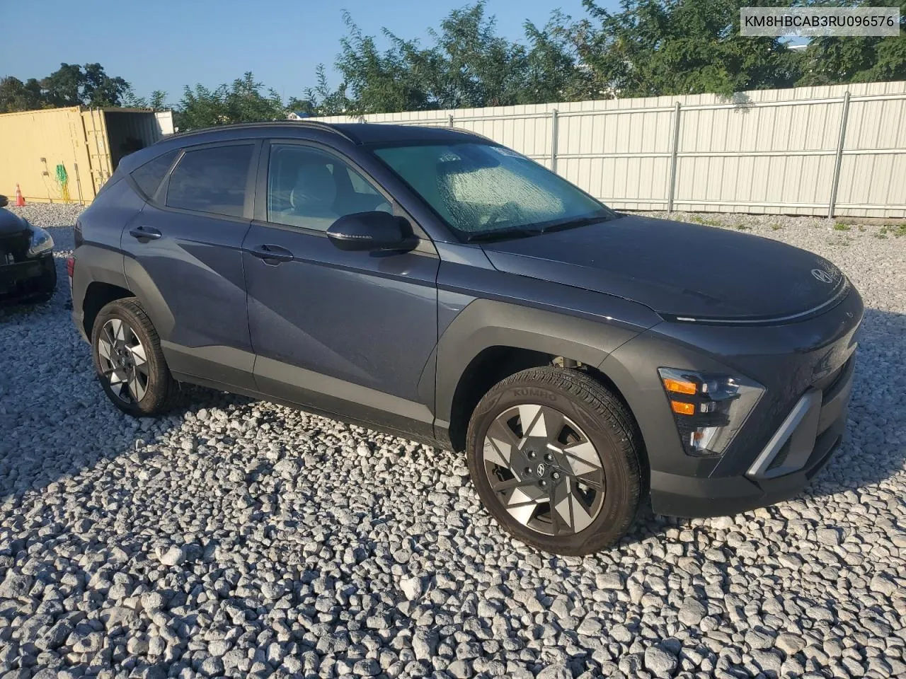 2024 Hyundai Kona Sel VIN: KM8HBCAB3RU096576 Lot: 71036514