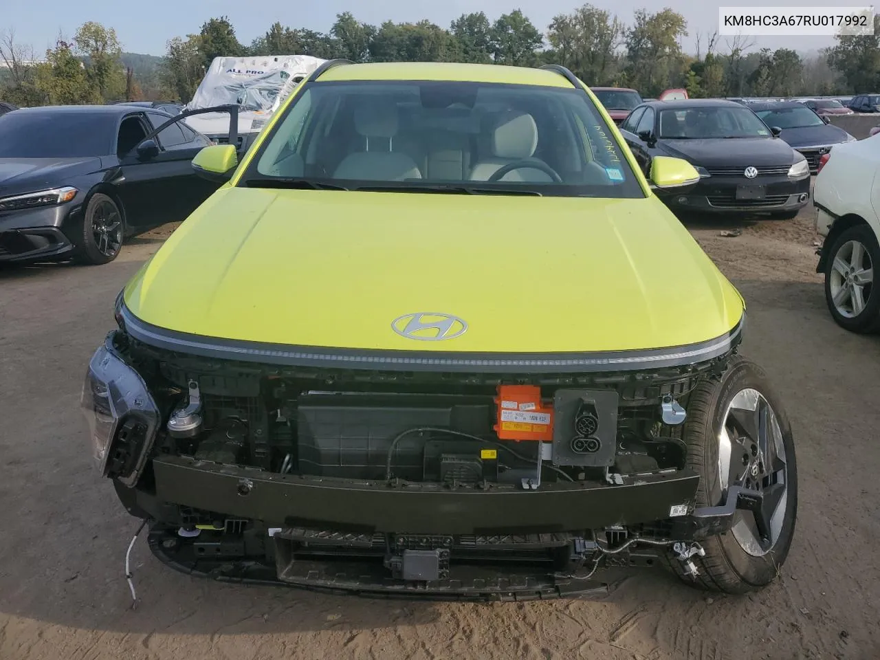 KM8HC3A67RU017992 2024 Hyundai Kona Sel