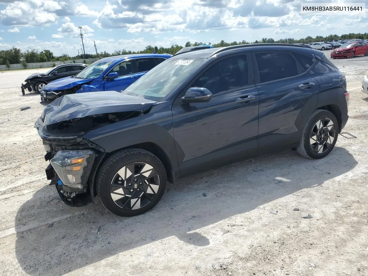 2024 Hyundai Kona Sel VIN: KM8HB3AB5RU116441 Lot: 72731254