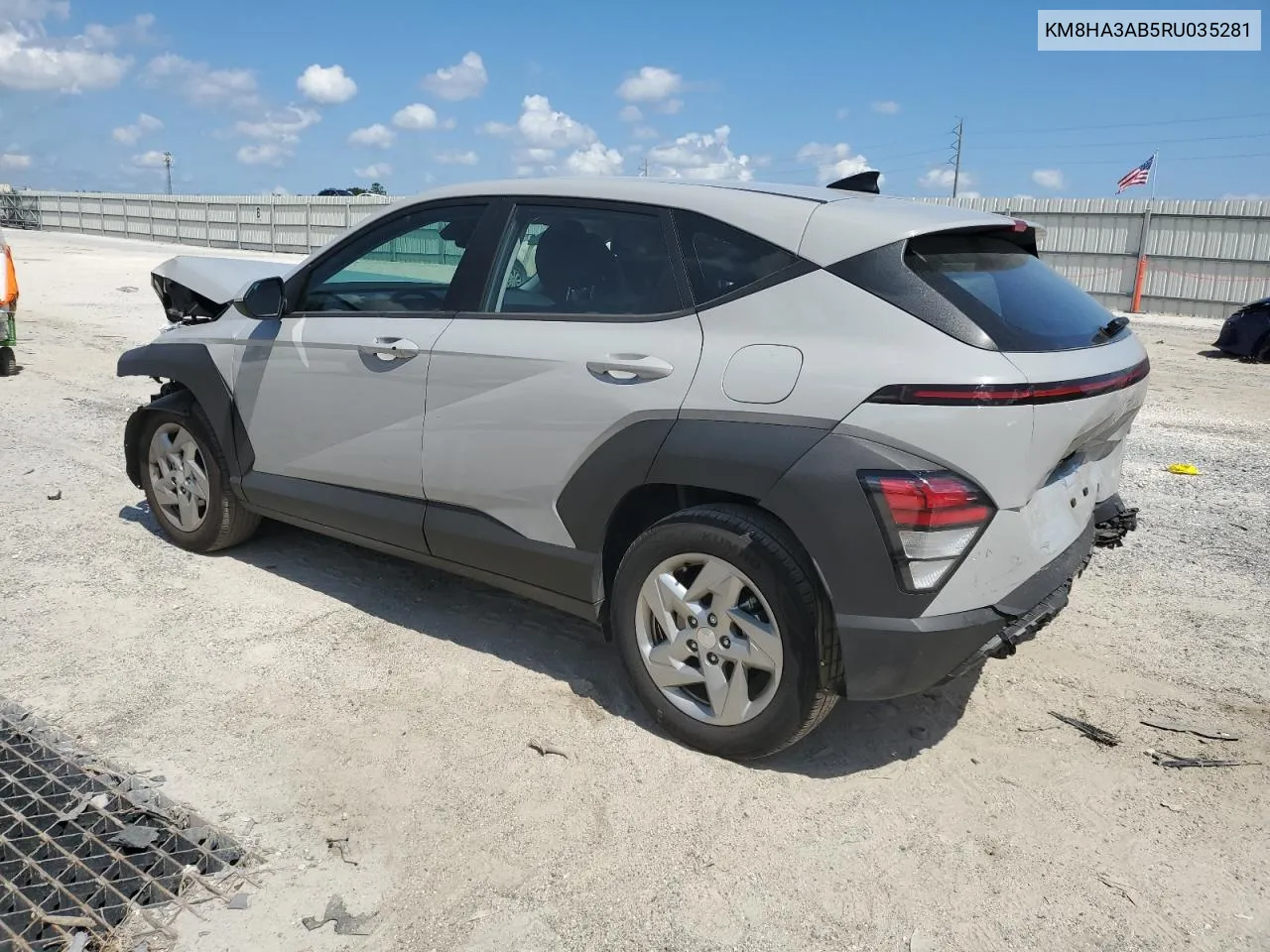 2024 Hyundai Kona Se VIN: KM8HA3AB5RU035281 Lot: 72745904