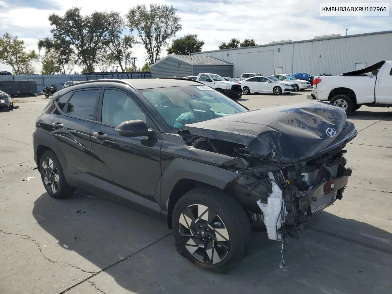 2024 Hyundai Kona Sel VIN: KM8HB3ABXRU167966 Lot: 74981584