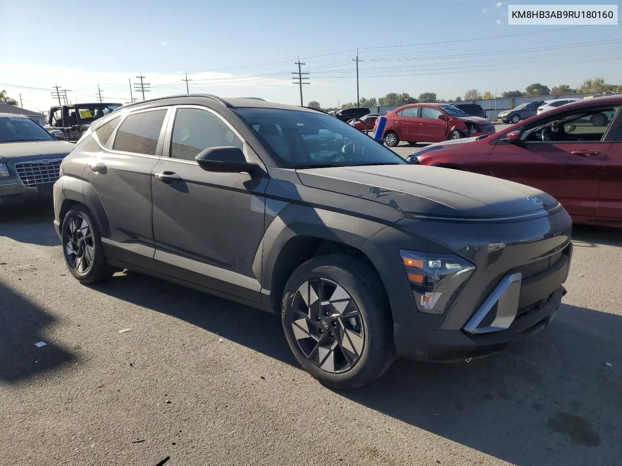 2024 Hyundai Kona Sel VIN: KM8HB3AB9RU180160 Lot: 75012414