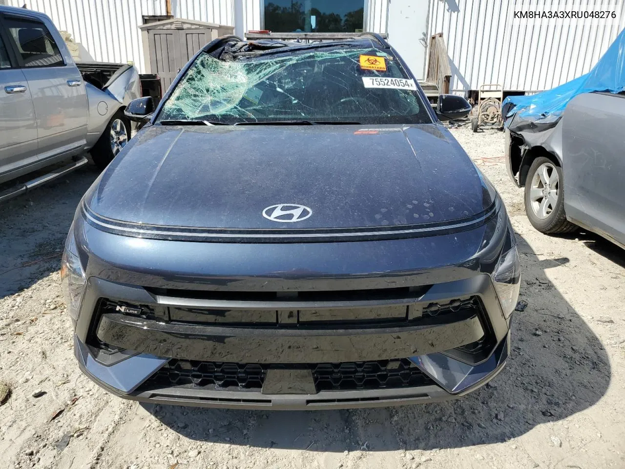 2024 Hyundai Kona N Line VIN: KM8HA3A3XRU048276 Lot: 75524054