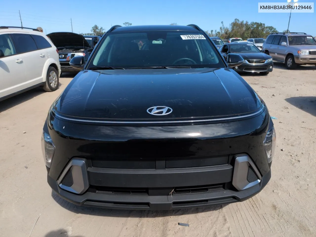 2024 Hyundai Kona Sel VIN: KM8HB3AB3RU129446 Lot: 76357584