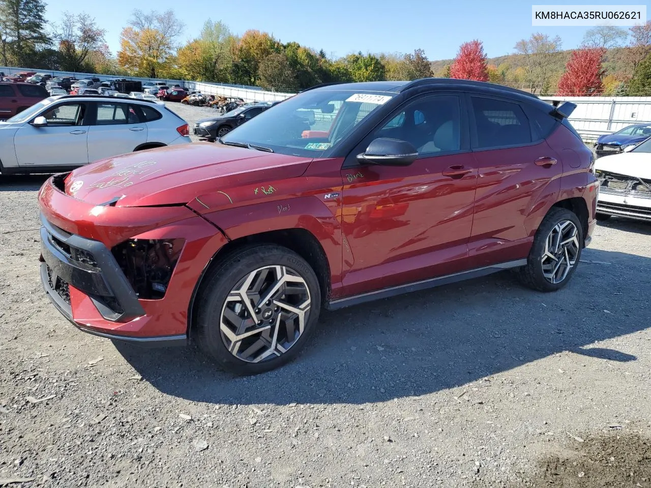 2024 Hyundai Kona N Line VIN: KM8HACA35RU062621 Lot: 76911774