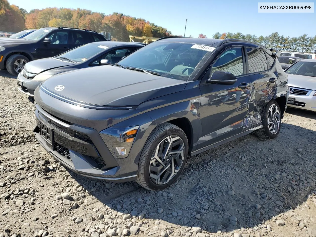 2024 Hyundai Kona N Line VIN: KM8HACA3XRU069998 Lot: 77043434