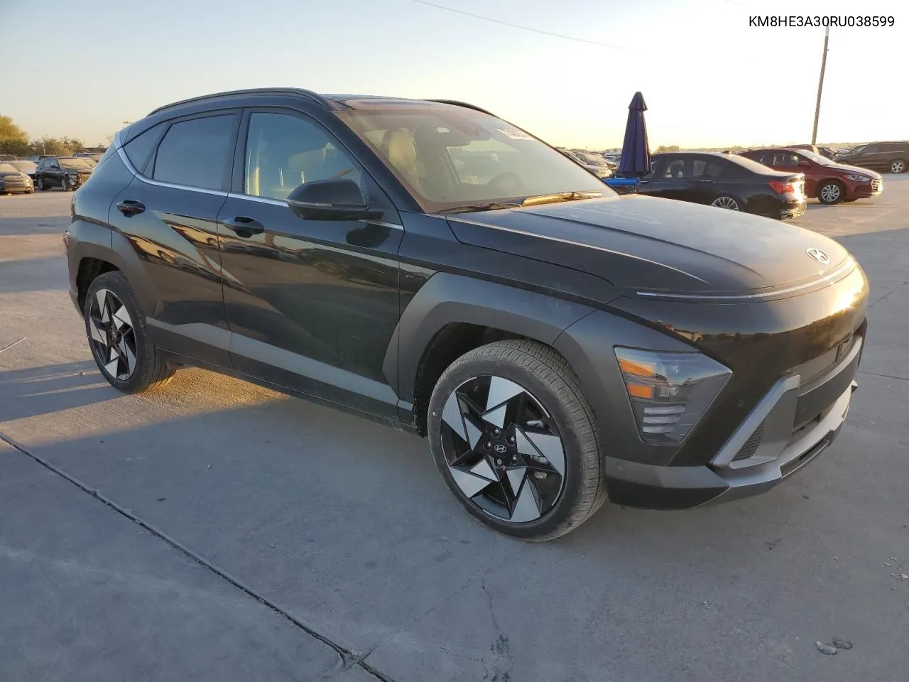 2024 Hyundai Kona Limited VIN: KM8HE3A30RU038599 Lot: 77484834